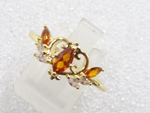 色石　指輪(18号)